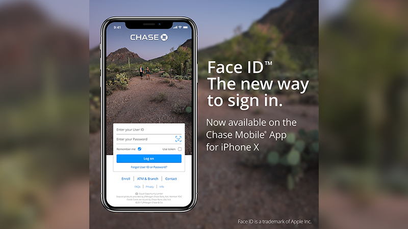 Chase Mobile App For Iphone Introduces Face Id